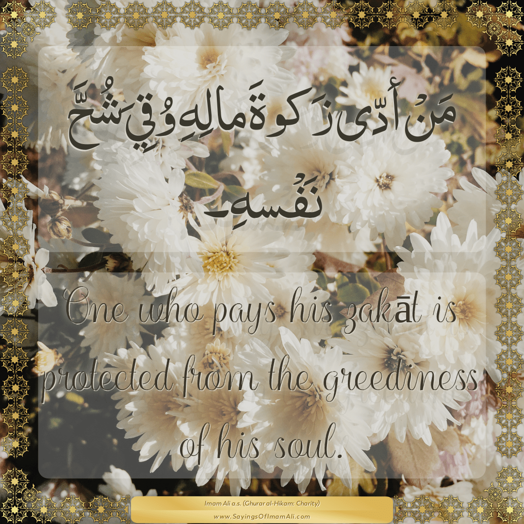 Sayings of Imam Ali (a.s) about: “greediness”